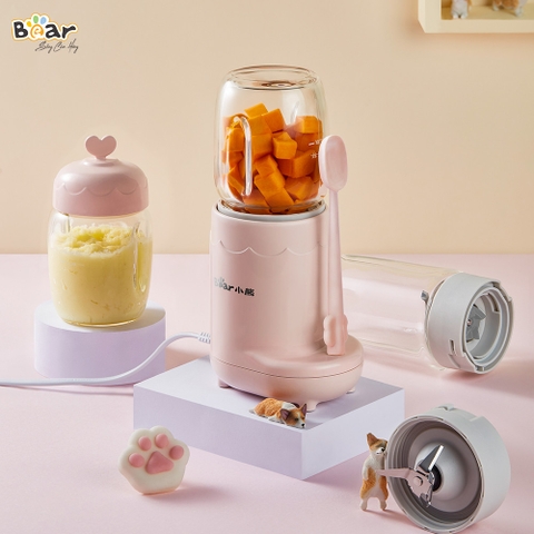 Máy xay ăn dặm 3 cối Bear - Ảnh 4