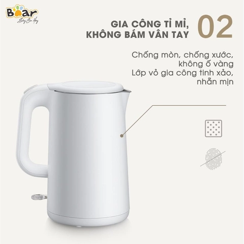 Ấm siêu tốc 1.5L Bear - Ảnh 4